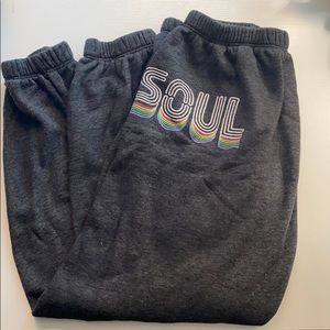 Soul Cycle x Spiritual Gangster Crop Sweatpants